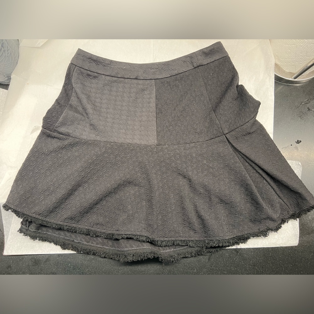Black miniskirt